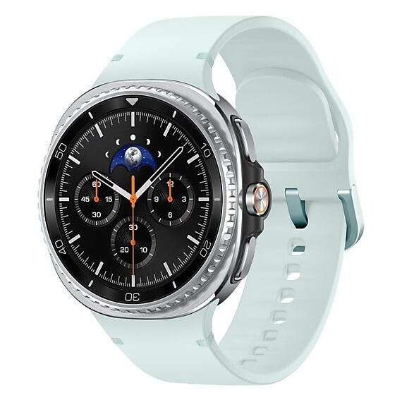 Galaxy Watch8 Classic | 46 мм | Black | Sport/Mint | S/M, Размер: 46 мм, Цвет: Black, Тип ремешка: Sport, Цвет ремешка: Mint, Размер ремешка: S/M, Подключение часов: Bluetooth / Wi-Fi